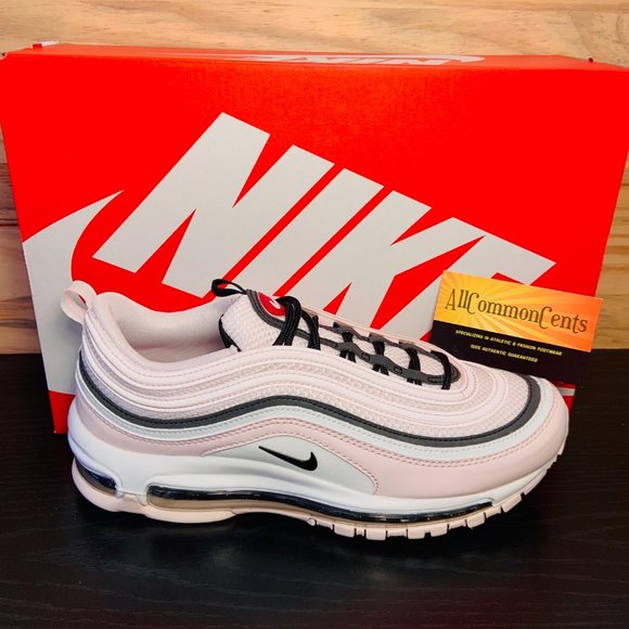 New Nike Women's Air Max 97 Soft Pink Black - Picture 2 of 8